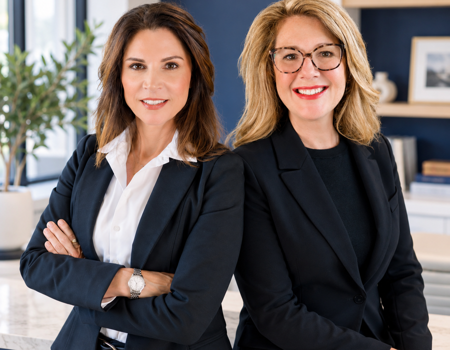 Anna Vroom and Michelle Ferry-Cronin, licensed California real estate agents